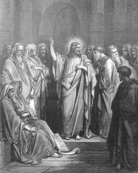 Иисус в синагоге Назаретской