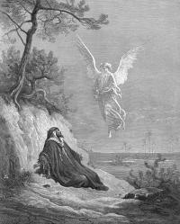 Ангел приносит пищу и питье пророку Илие
